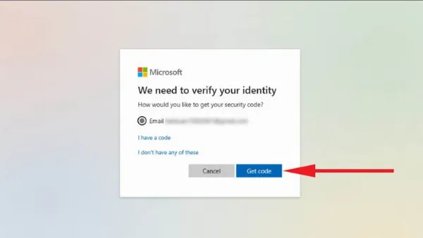 alt: Giao diện xác nhận đổi mật khẩu qua email